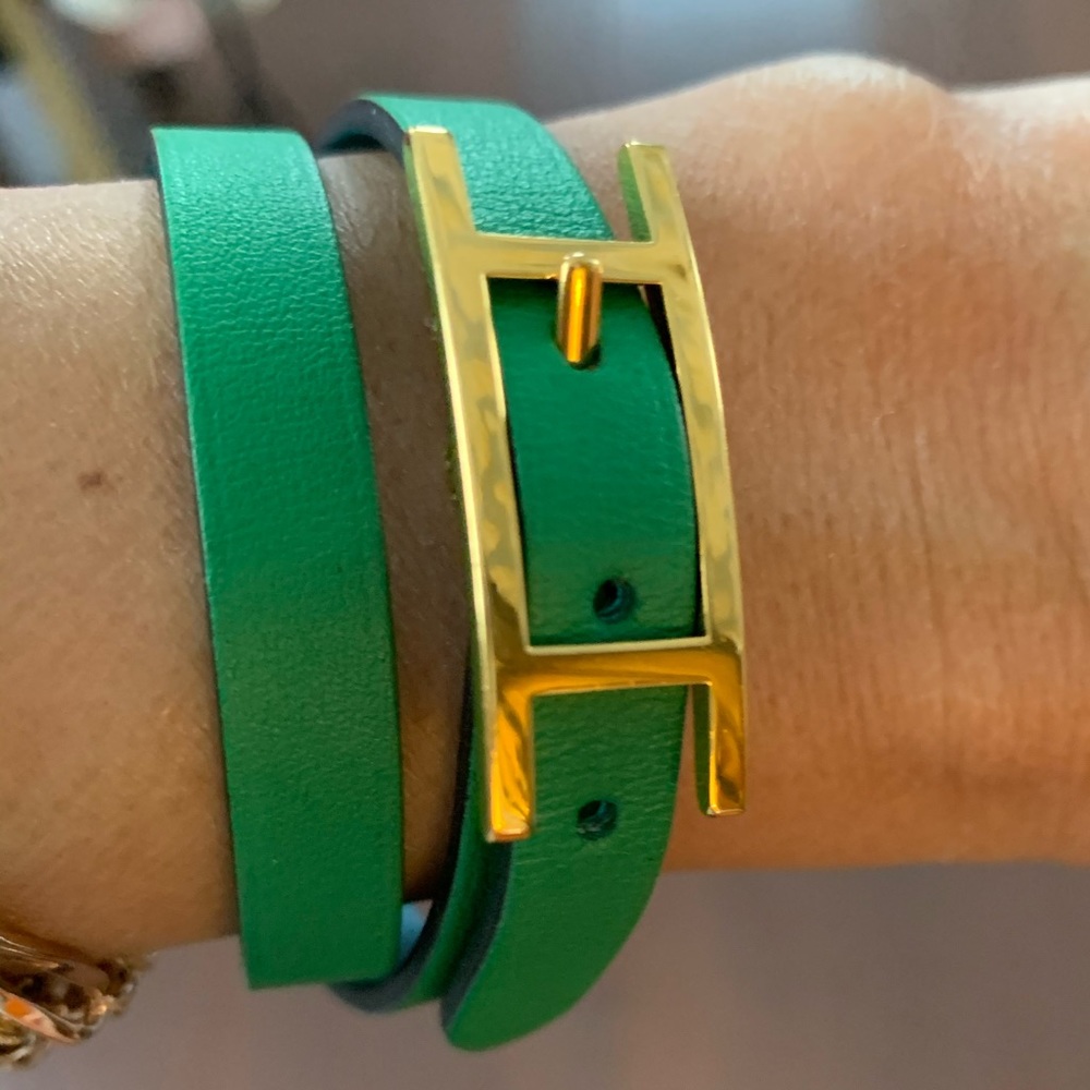 Behapi Doubletour leather bracelet
